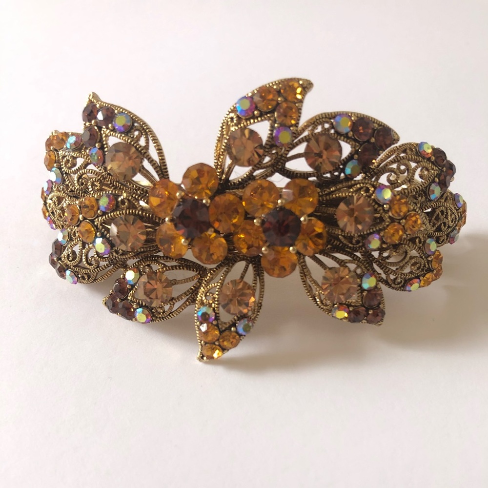 Swarovski Crystal Hair Clip Barrette
